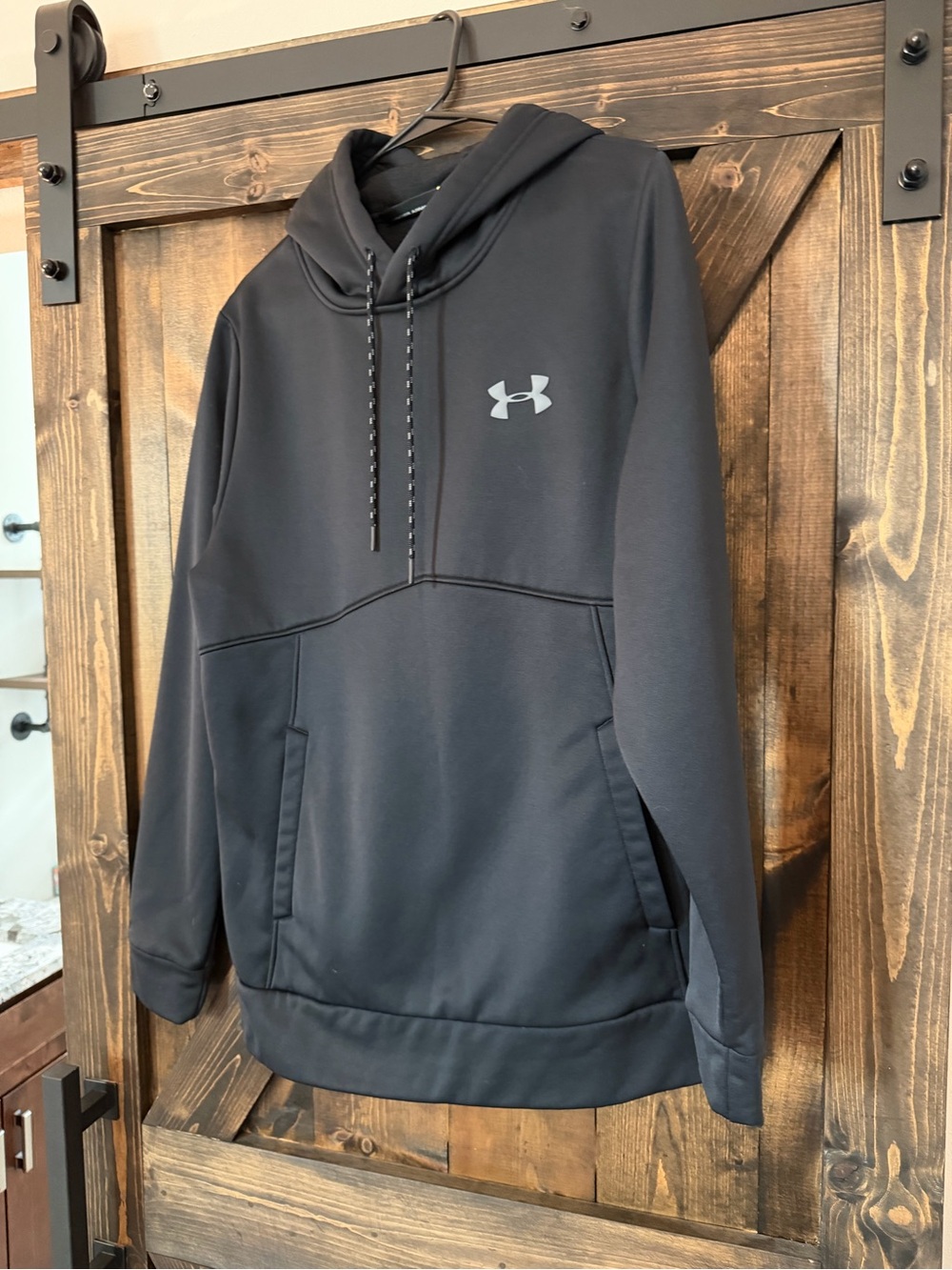 Under Armour Black Hoodie with Gray Accent